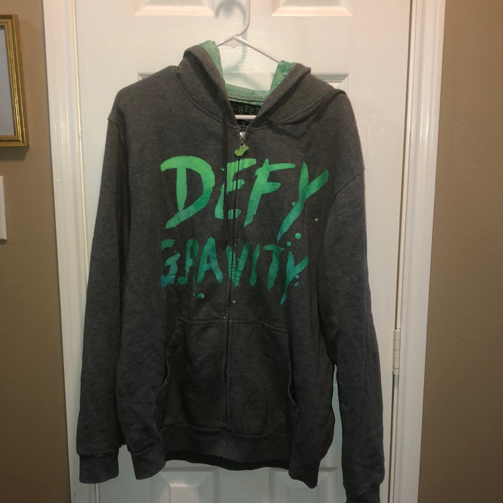 EUC Wicked Defy Gravity XL zip up hoodie